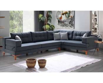 Sofa nỉ hiện đại dành cho phòng khách SF001